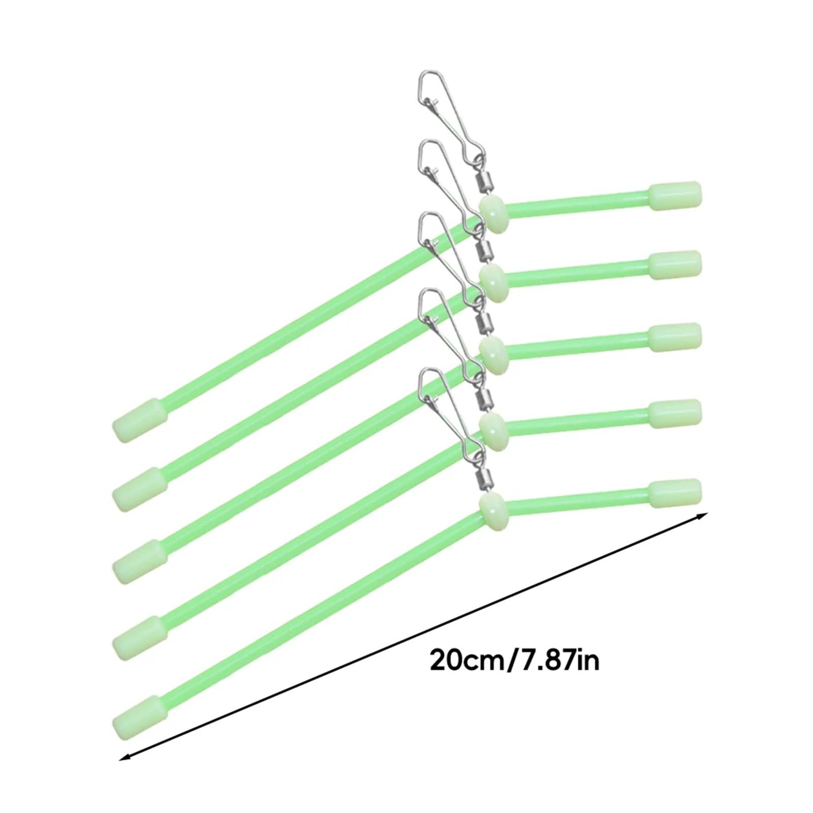 50 Conectores de Equilibrio for Pesca, 7/10/12/15/20/25 cm, Tubo PVC Luminoso, Aparejos, alimentador antienredos, Accesorios for Peces para la Pesca