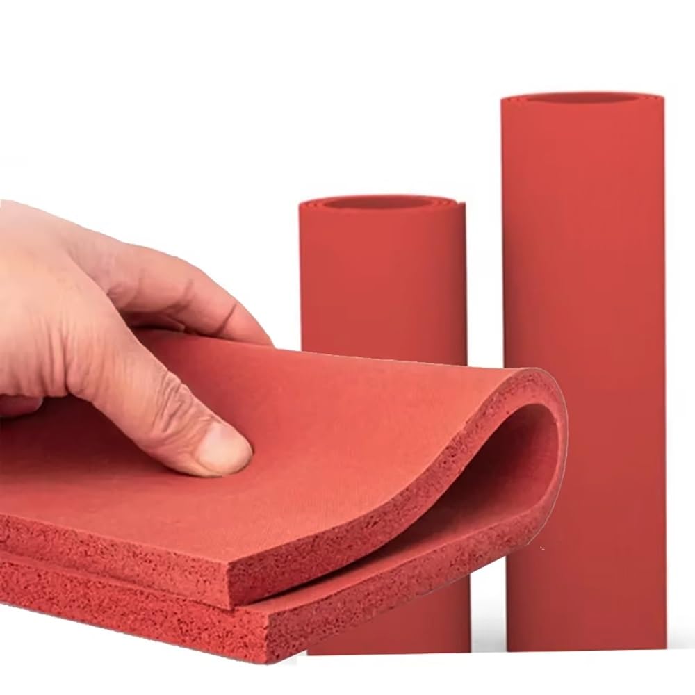 Schaumstoff-Silikon-Pressplatte 400x400mm, Hitzebeständige Unterlage For Laminiergeräte, 1 Stück, Ideal For Die Instrumenten- Und Luftfahrtindustrie(400x400x10mm)