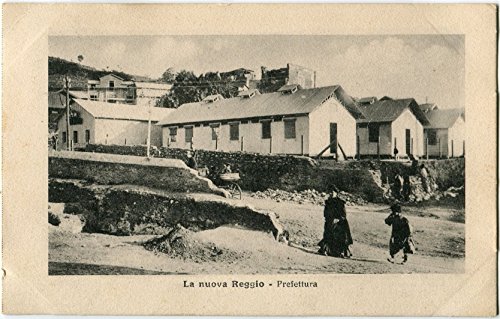 1910 Reggio Calabria - La Nuova Reggio, Prefettura, Terni - FP B/N VG ANIM Cartolina Postale
