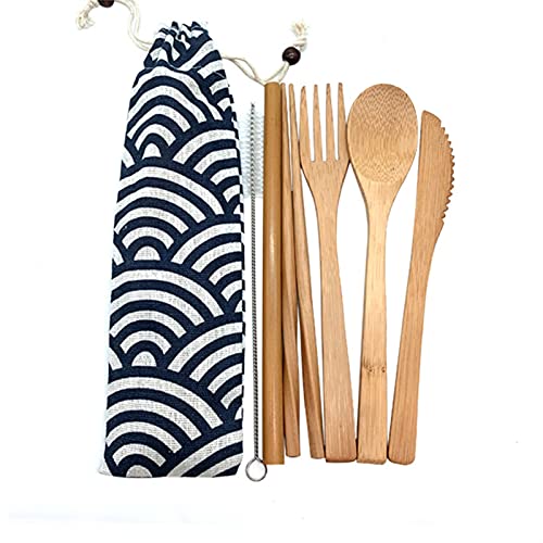 Couverts de bambou pour manger proprement en camping et rando - 3