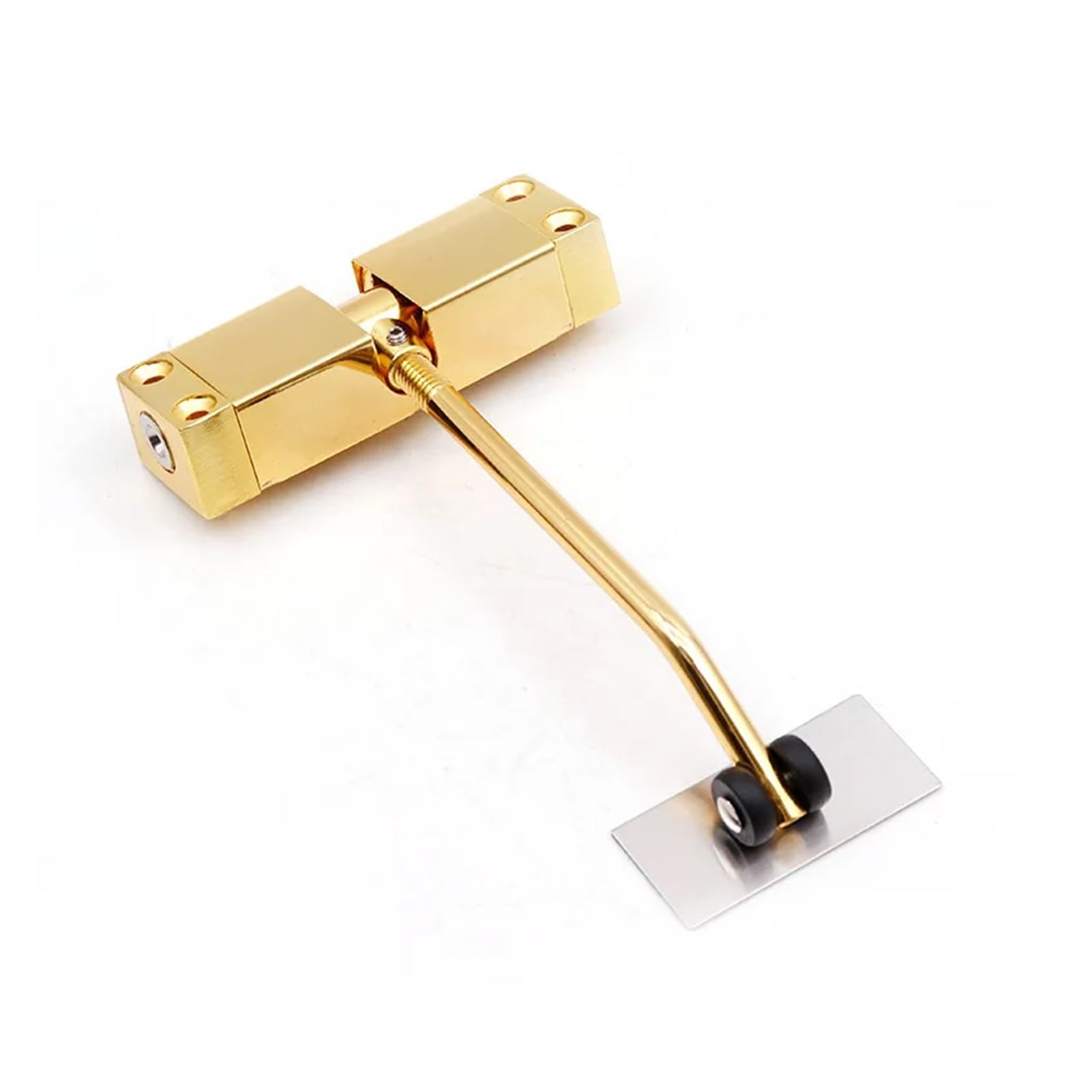 Forvexilla Golden Stainless Steel Automatic Spring Door Closer Adjustable Door