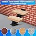 Metal Stair Step Stringer, 2 Step Steel Stair Riser for Deck Height 13.0 Inch, Stair Stringer for Outdoor Steps and Outdoor Stairs