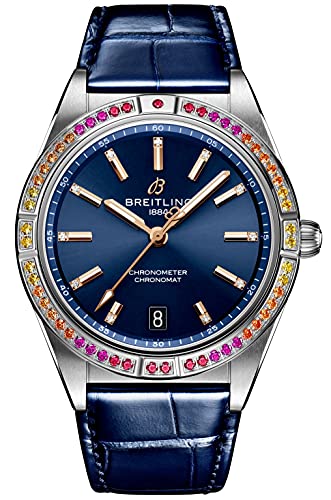 Watch Breitling Gem Set Chronomat Automatic 36 mm South Sea Midnight Blue Watch A10380611C1P1