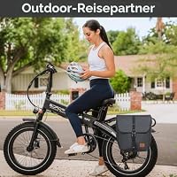 RANJIMA Fahrradtasche für Gepäckträger, Oxford-Gewebe 100% Wasserdicht Gepäckträgertasche mit Tragegriff, Fahrrad Gepäckträgertasche,Fahrrad Taschen Hinten für Road Mountainbiking Radfahren Reisen,20L – Ansicht 6