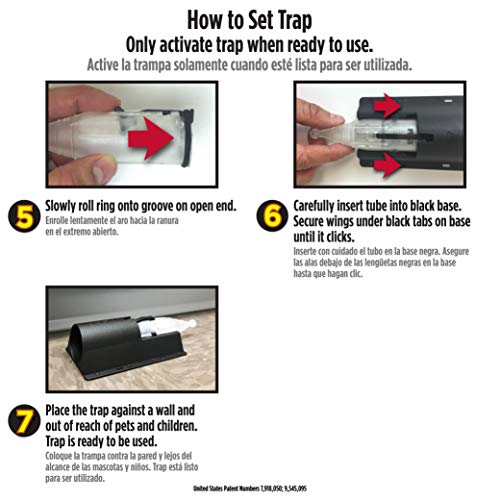 Amdro B07L4B3B38 Mouse Trap Reusable, Kills 12 Mice, Plum #TOP5
