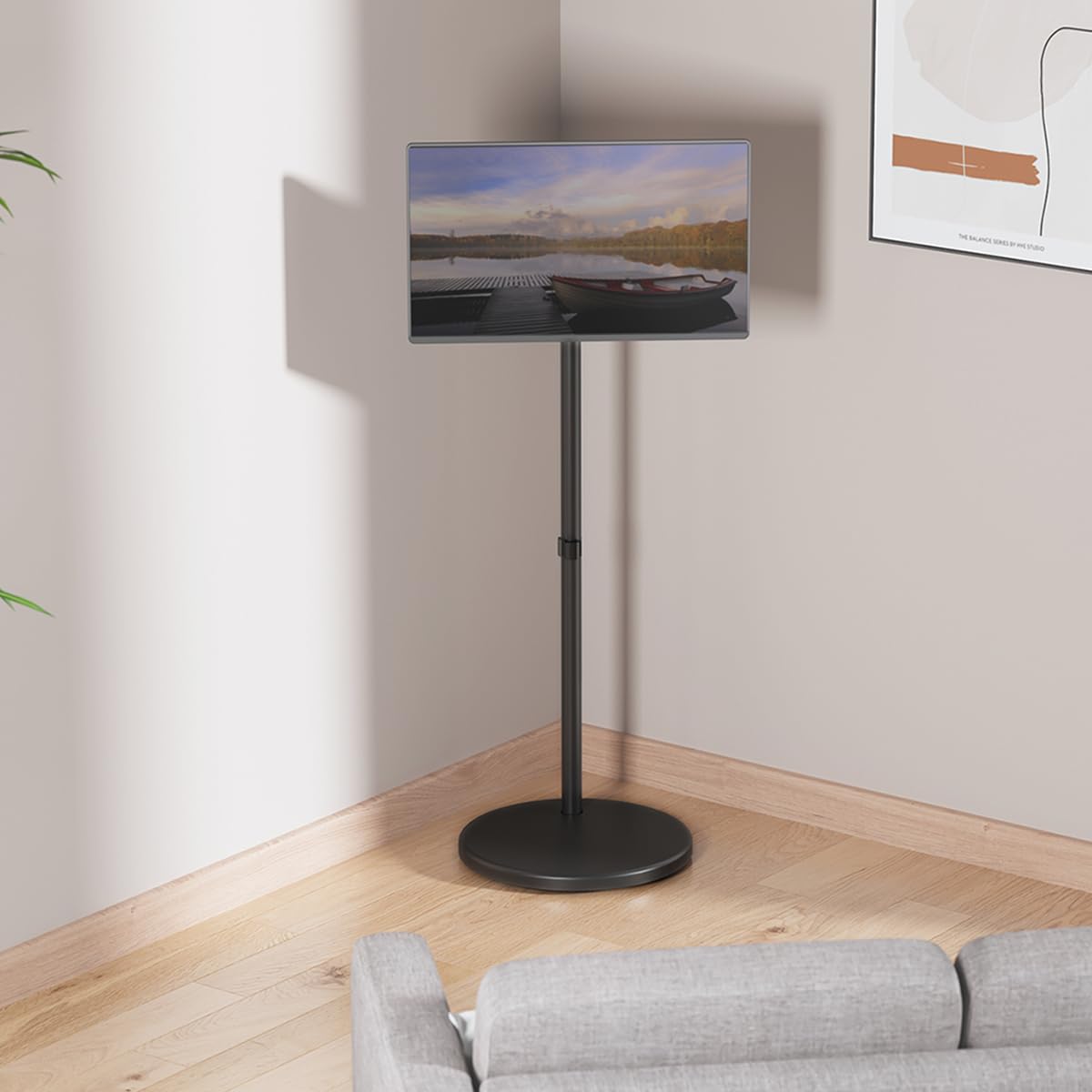 My Wall HT34L - Supporto singolo per monitor da 17 a 88,9 cm (35), inclinabile, altezza regolabile