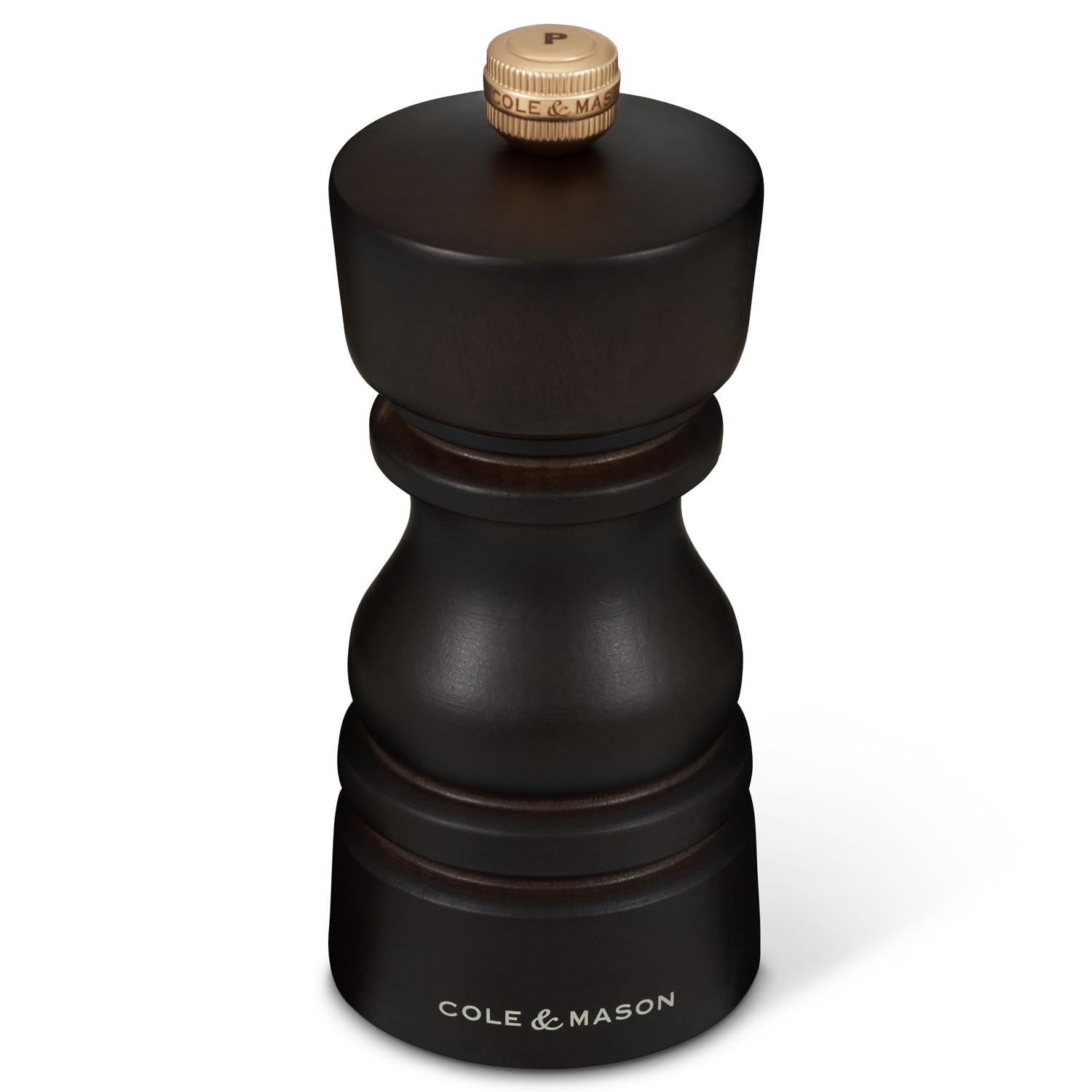 Cole & Mason London Moulins à Sel et à Poivre Bois Foncé, Broyeur Réglable | 13 cm, Moulin a sel et moulin a poivre manuel, Broyeur céramique réglable, Salieres et poivrieres, Mécanisme garanti à vie