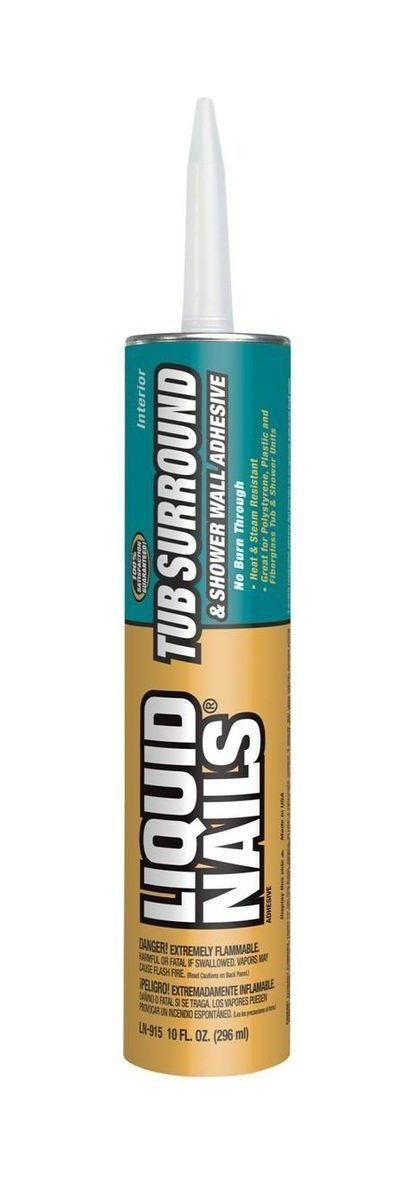 Liquid Nails LN-915 24 Pack 10 oz. Tub Surround and Shower Adhesive