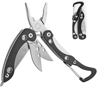 Multiferramenta de alicates 9 em 1, Alicates Multiusos, Navaja Multiusos de Aço Inoxidável com Alicates, Serras, Destornilhador, Lima, Ferramenta Multifuncional Dobrável de Aço Inoxidável