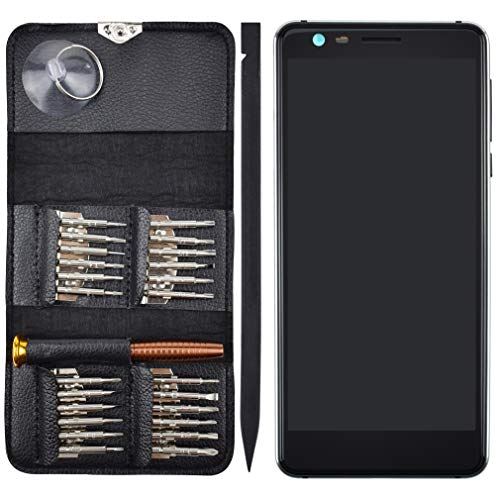 Image of TA-1049 LCD Screen Touch Digitizer Glass with Screen Frame Replacement for Nokia 3.1 TA-1057 TA-1063 TA-1070 TA-1074 Black /Chrome