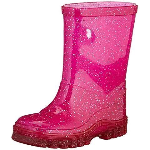 Beck Mädchen glitter Gummistiefel, Pink, 26 EU Cover