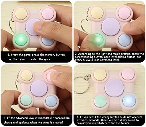 Simon Game Electronic Memory Game Simon Game Console Handheld Games With Lights And Sounds For 8 Years And Older (random Style)