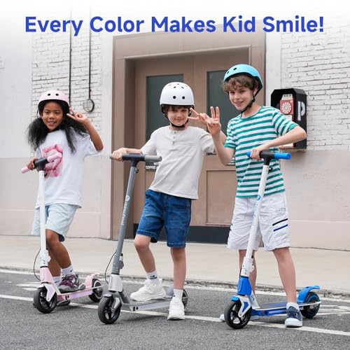 isinwheel S4 Kids Electric Scooter (Blue) - 200W Motor, 12 MPH Top Speed, 8 Mile Range - Image 6