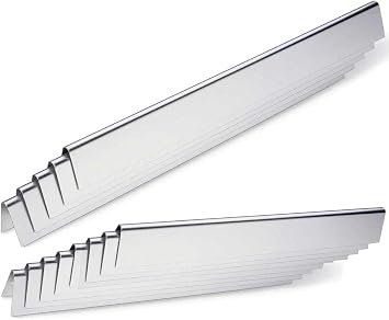 SG538 13-Pack Stainless Steel Flavorizer Bars Replacement for Weber 7538 9813 Weber Genesis 1000-5500, Platinum I & II Gas Grills