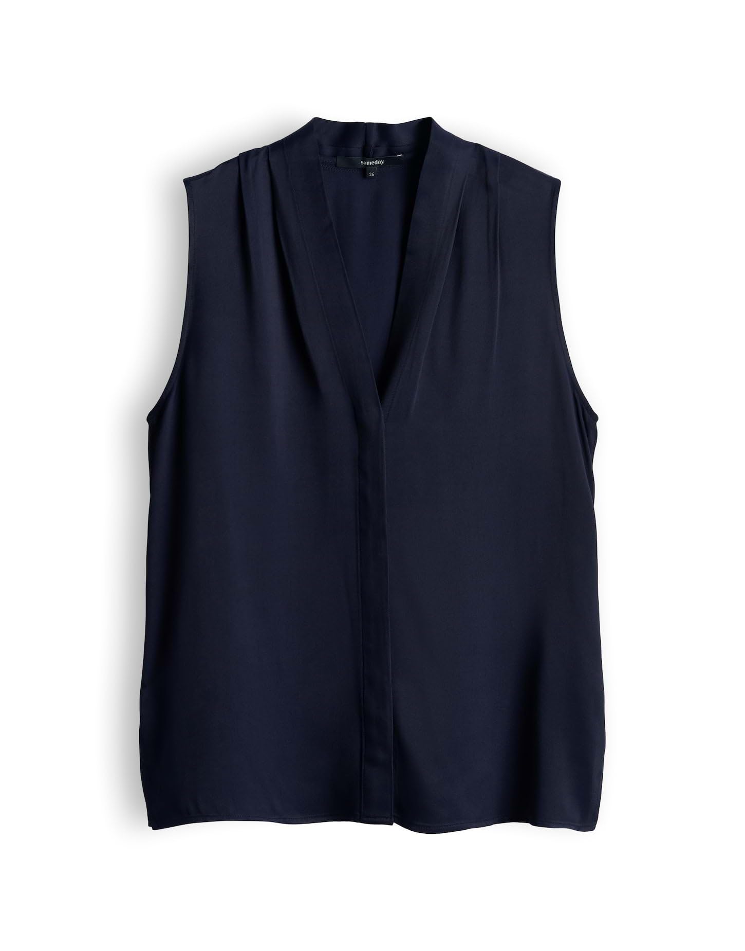 someday Damen Blusentop | Blusentop aus ECOVERO™ Viskose Slim Fit