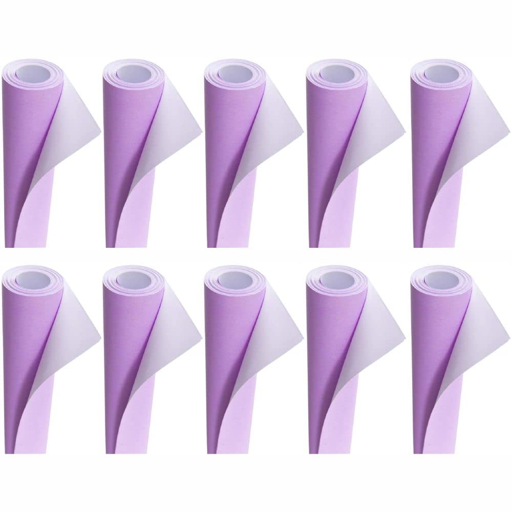 3 Ace Crafts Lilac (Pack Of 10) Poster Paper Rolls (Lilac) (10M X 76Cm) Wrapping Paper For Birthday Gift Wrapping - Perfect For Festival Decorations, Floor Covering, Table Runner, School Notice Boards
