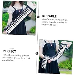 COOPHYA 49 Rouleaux Clavier Électronique Pliant Clavier Musical Piano Électronique Souple Clavier Noir Et Blanc Portable Numérique Enfant Store Silicone Respectueux De L’environnement - Les Beatles, Paul McCartney, John Lennon, RIngo Starr, George Harrison COOPHYA 49 Rouleaux Clavier Électronique Pliant Clavier Musical Piano Électronique Souple Clavier Noir Et Blanc Portable Numérique Enfant Store Silicone Respectueux De L'environnement – Image 5