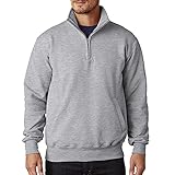 Champion Men's Eco Fleece 1/4 Zip Sweatshirt_Light Steel_S