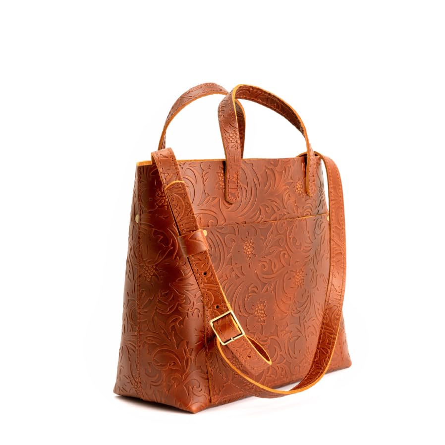Image of Portland Leather Goods Medium Crossbody Tote for Women - Handmade from the Finest Full-Grain Hides | Handmade