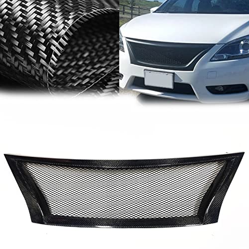 Calandre avant pour Nissan Sentra 2013-2015 remplacement capot pare-chocs en carbone véritable