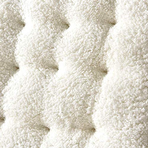 Coussin pour chaise à bascule à dossier haut blanc de jardin - 3