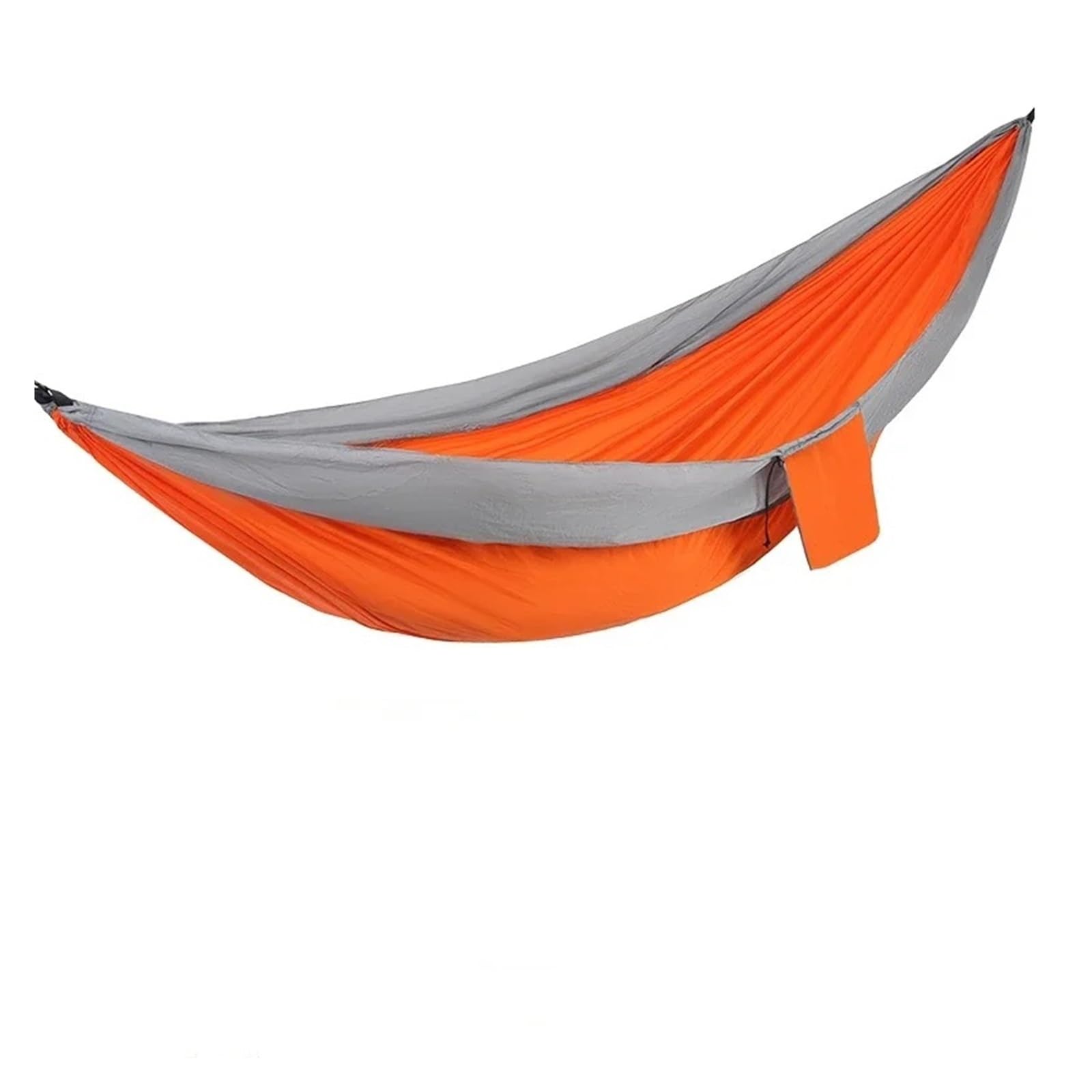 Hammocks, 2Pcs Double Camping Hammock,Portable Tree Straps Hammock, Travel Hammock, Lightweight Parachute Hammocks,for Outside(Grey and Orange)