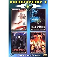 TRICK OR TREAT / BLOODTHIRSTY / DEADLY SPECIES / REIGN IN DARKNESS - 4 DVD Pack