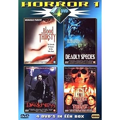 TRICK OR TREAT / BLOODTHIRSTY / DEADLY SPECIES / REIGN IN DARKNESS - 4 DVD Pack