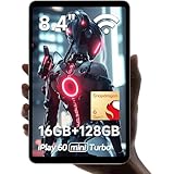 ALLDOCUBE iPlay60mini Turbo タブレット8.4インチ Snapdragon 6Gen1 4nmプロセス 上下スピーカー 6軸ジャイロ 1920×1200FHD 8GB+8GB仮想+128GB+1TB拡張 UFS3.1 5500mAh PD18WI (充電器なし)