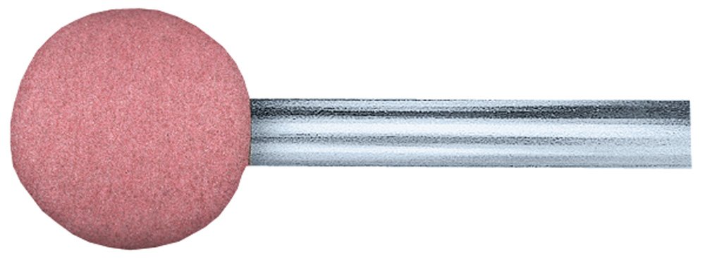 PFERD 36361 Poliflex Rubber Bond Fine Grinding Point, Aluminum Oxide, Shape B122, 3/8