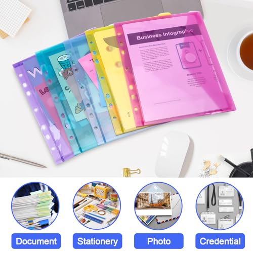 Carpeta portadocumentos transparente A5 perfecta para estudiar en la biblioteca 6