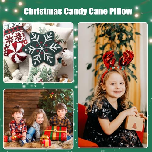 Coussin doudou Noël douceur festive pour salon et lit - 5