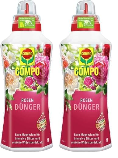 Compo Rosendünger Flüssig 1 l (Packung mit 2)