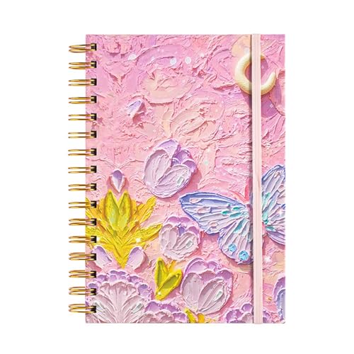 makanu �r������X�p�C�����m�[�g A5�T�C�Y 6.1�C���`×8.3�C���` �J���t���Ȓ��J�o�[ ���L������ ���L������ 196�y�[�W 100GSM ���� �n�[�h�J�o�[ �w�Z&�����p�i �������� ���s