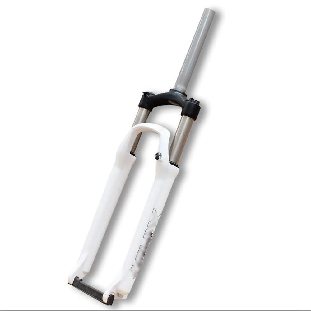 AZQOHMIS Bike Suspension Fork,26 Inch Mountain Bike Front Fork,Bicycle Front Fork Standpipe 28.6 * 210mm/Open Gear 100mm/Fork Leg Diameter 38mm/A Column Discbrake/All Aluminum Can Be Locked