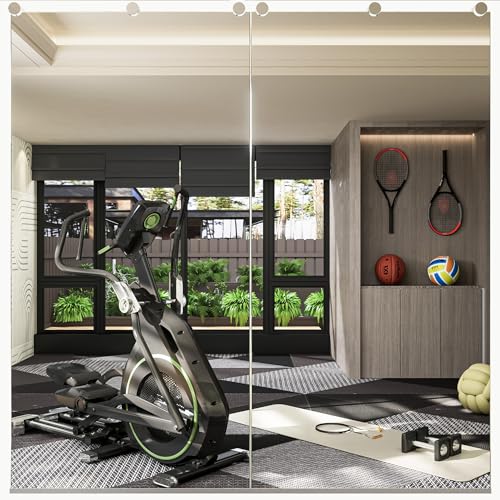 Keonjinn Full Body Wall Mirror 2-Pack Frameless