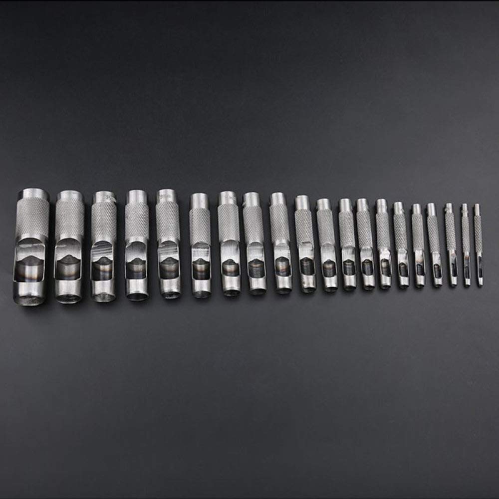 1Pc 1mm-40mm rozmiar skórzany dziurkacz ręczny, gruby stalowy pasek rzemieślniczy papier płótno ubrania okrągłe wykrawanie DIY dziurkacz, 25mm 1 sztuk