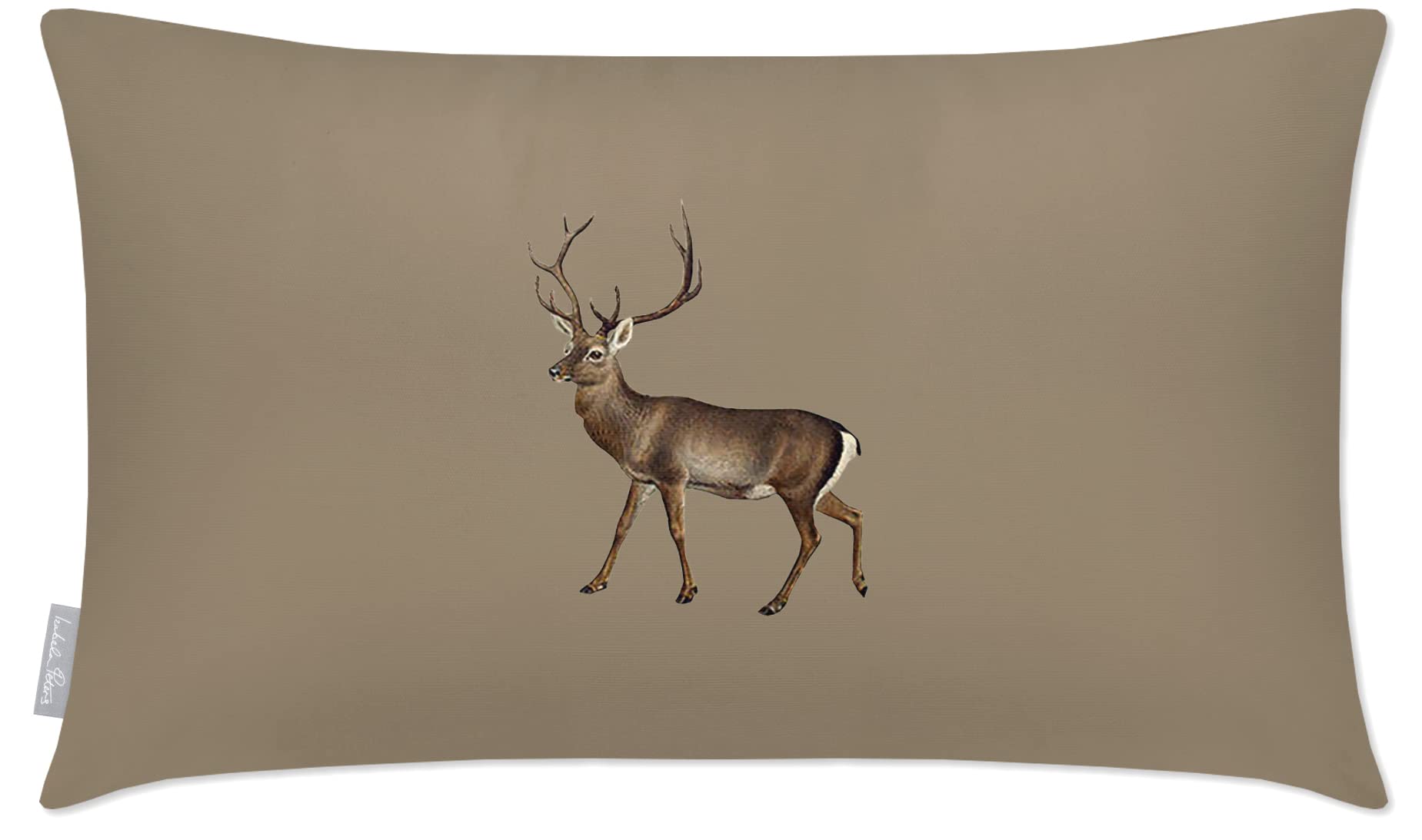 Izabela Peters Outdoor Cushions Waterproof, 60 x 40 cm, Filled Outdoor Cushion, Stag - Taupe, Garden Furniture Cushions, Outdoor Seat Cushions, Garden Chair Cushions โ image 1