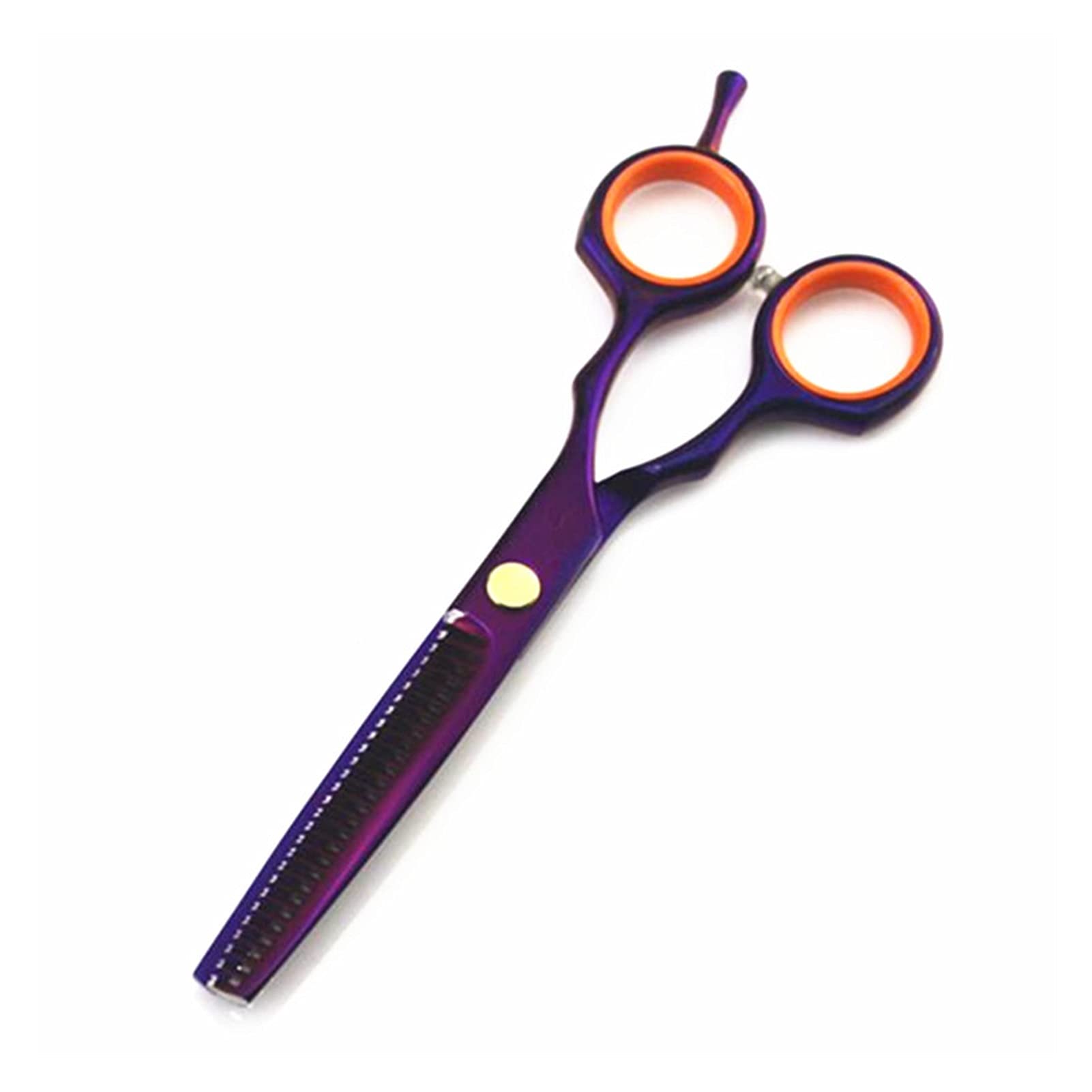 Gzslkscd Blue Shears For Hair Cutting 5.5'' Color Hairdressing Scissors Haircut Thinning Barber Scissors Hairdressing Scissors Hair Cutting Kit (Color : ) (B)
