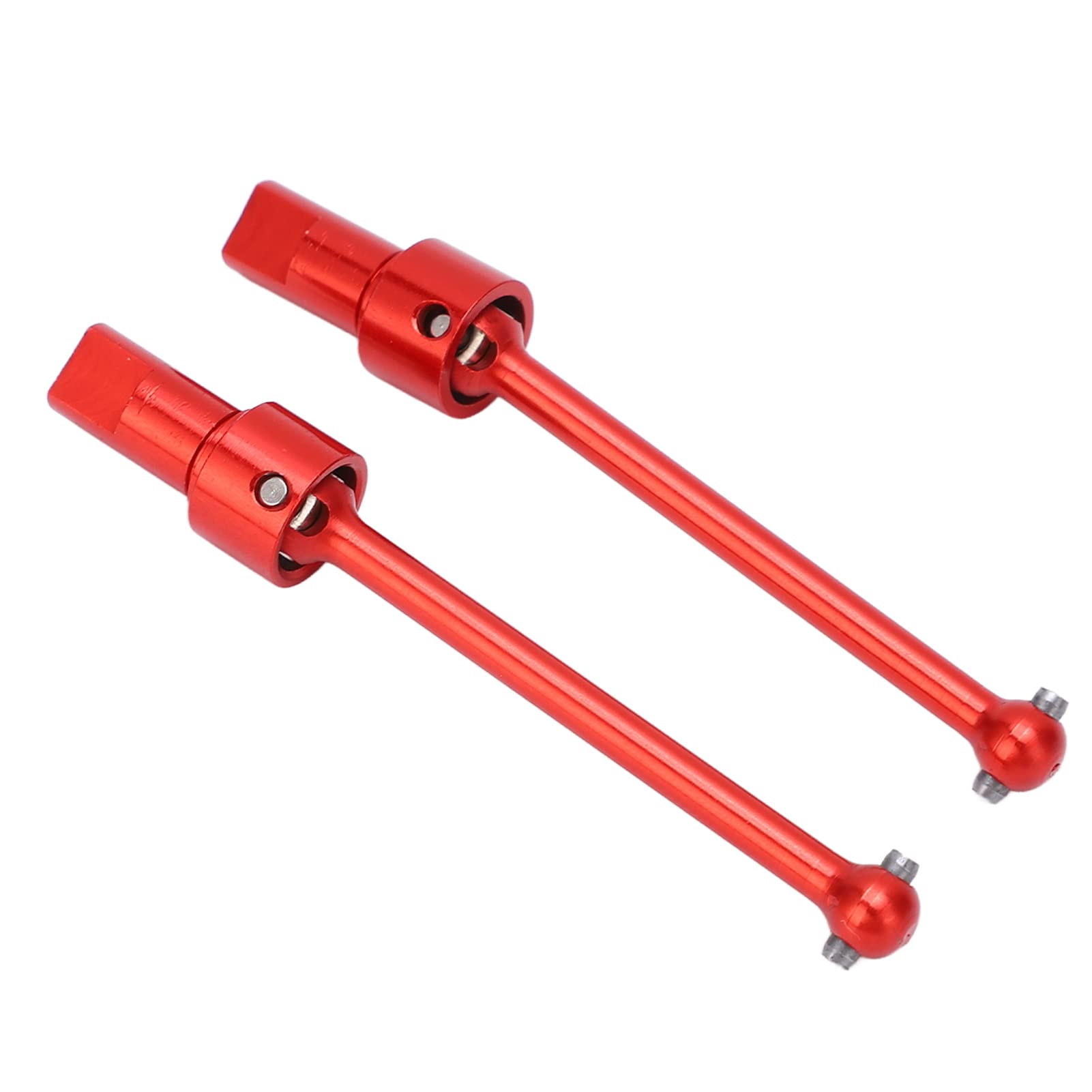 Smooth RC Front Rear Drive Shaft, Easy Installation, for Traxxas Latrax Teton, Aluminium Alloy Material (Red)