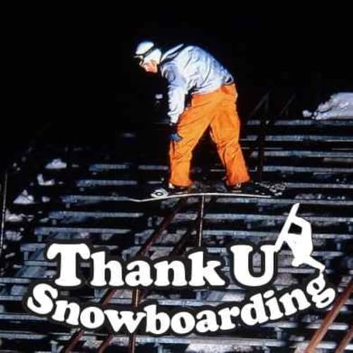 Thank U Snowboarding Podcast Por Chris Cracknell arte de portada