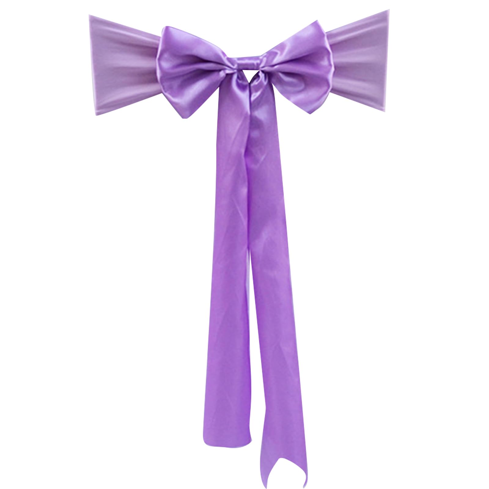 Hsioluted Chair Back Cover Chair Ribbons with Extended Tail Ribbon for Wedding Enhances Event Space Decoration Decorations