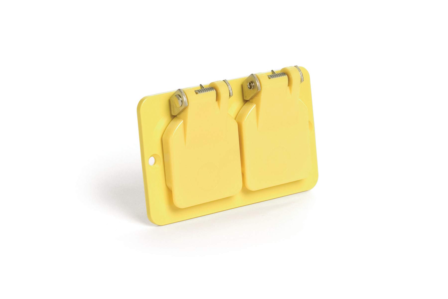 Woodhead3056 Super-Safeway Outlet Box Coverplate, Duplex Flip Lid