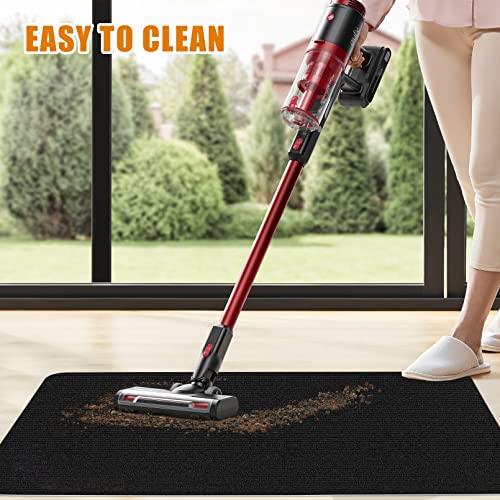 Office Chair Mat For Hardwood & Tile Floor, Computer Gaming Rolling Mat, Under Desk Low-Pile Rug, Large Anti-Slip Floor Protector Easy To Clean,Black(48"*36") #TOP5