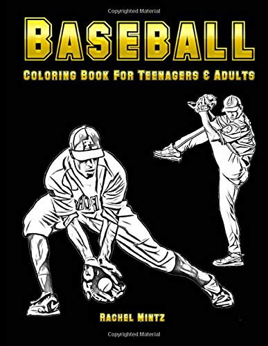 Baseball - Coloring Book for Teenagers & Adults