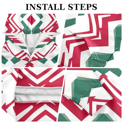 Kids Hoodies Sweaters Christmas Xmas Trees Hooded Sweatshirts with Big Pockets for Boys Girls B04003023