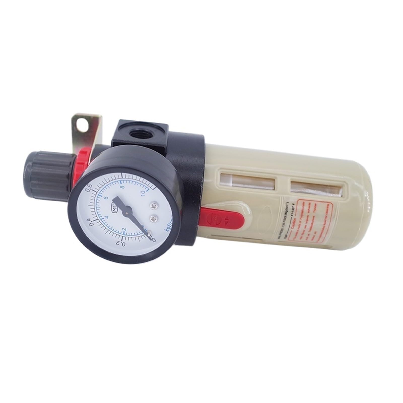 Filtro aria pneumatico + regolatore di pressione BFR2000/3000/4000 1/4 3/8 1/2 pollici filtro di scarico manuale con manometro (elemento in rame, G1/2)