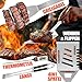 KESSER® Grillbesteck Set 37-teilig Grillzubehör aus rostfreiem Edelstahl Grillset mit Grillzange, Grillwender, 4in1 Grillspatel, Grillgabel, Grill-Spieß, Thermometer, Korkenzieher, Grillmatte & Tasche