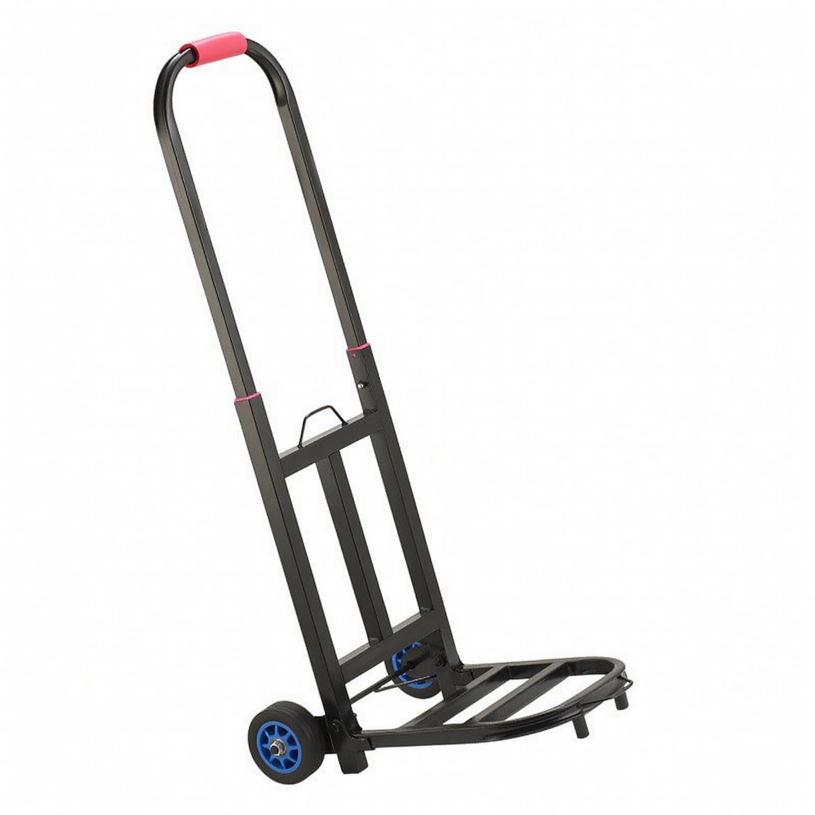 Carrello con Ruote Regolabile Telaio in Metallo Resistente, Carrello Pieghevole, per, servizi di consegna, Addetti Consegne