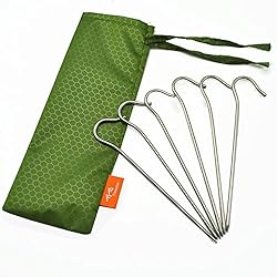 TITO Titanium Shepherd's Hook Tent Pegs